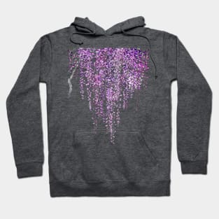 blooming wisteria flowers Hoodie